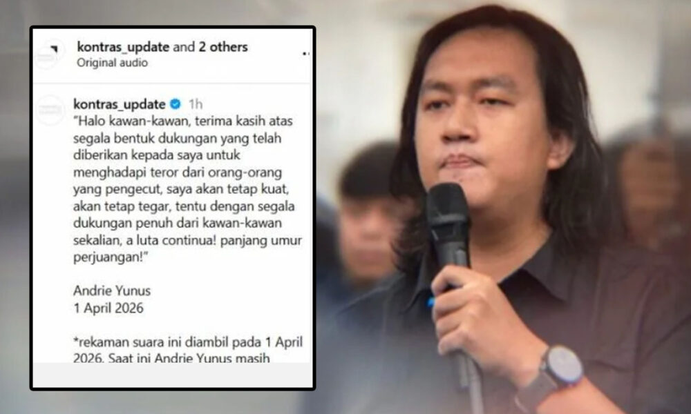 Pesan perdana Andrie Yunus usai disiram air keras