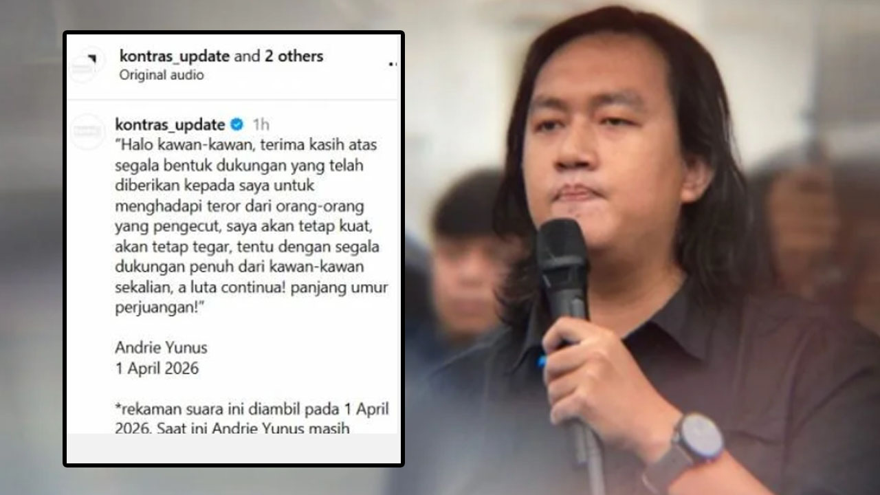 Pesan perdana Andrie Yunus usai disiram air keras